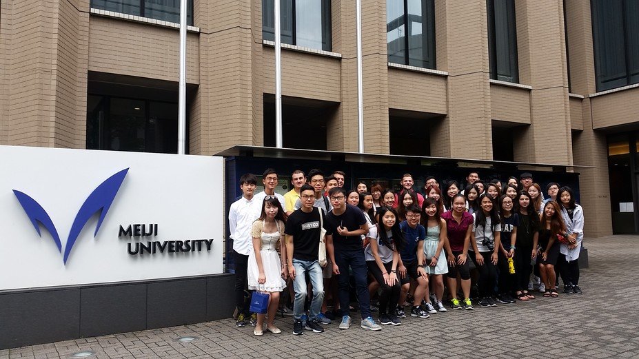 PolyU SPEED 同學參觀明治大學。