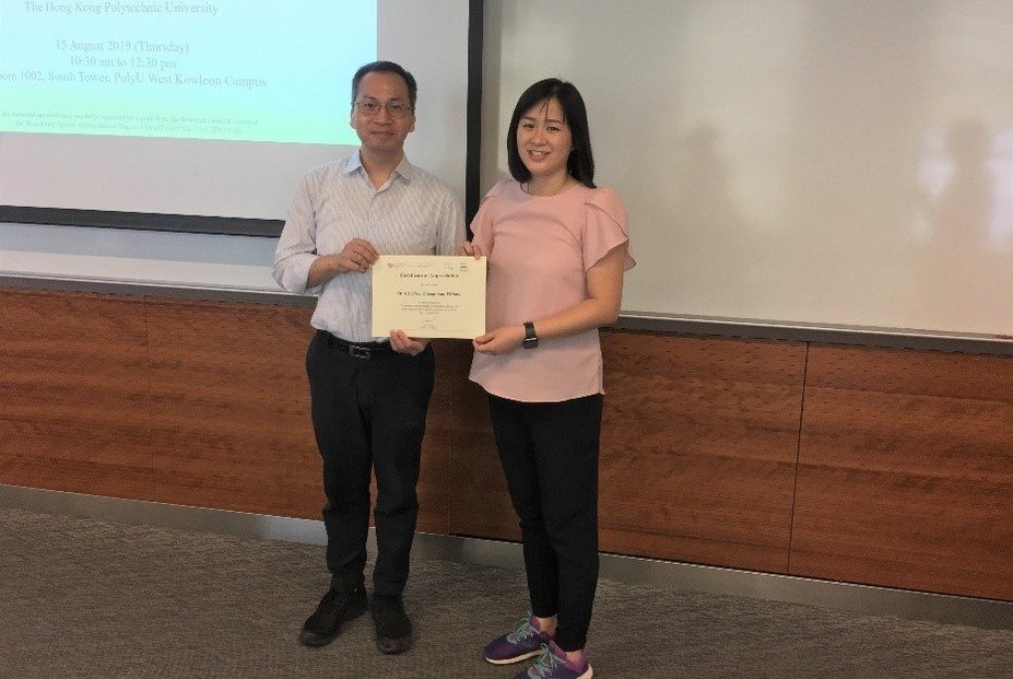 Dr Tiffany Leung (right), Lecturer of CPCE, and Dr Vincent Law, Senior Lecturer of CPCE